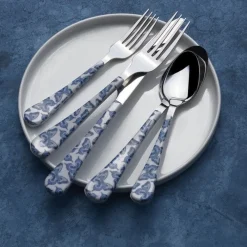 Dolly Parton Mosaic Butterfly 20 Piece Flatware Set, Service for 4- Sets