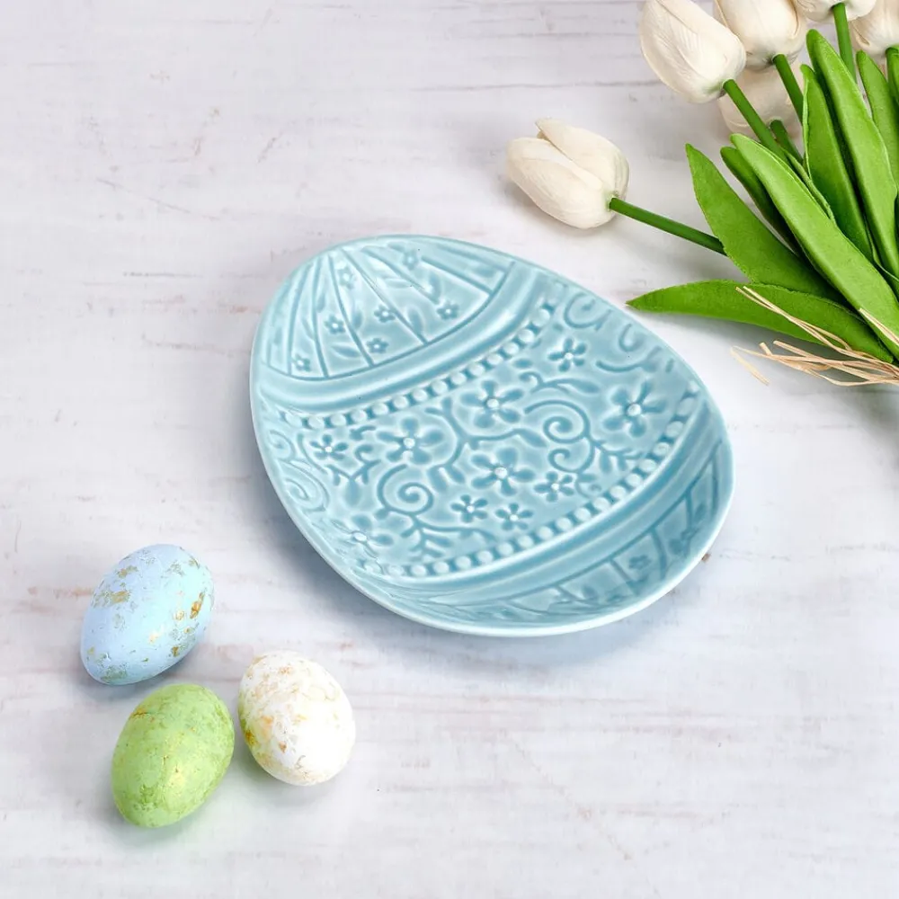 Pfaltzgraff® Easter Egg Teal Plate- Salad Plates