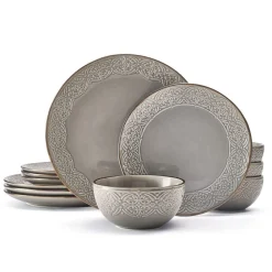 Pfaltzgraff® Emma 12 Piece Dinnerware Set, Service for 4- Dinnerware Service For 4
