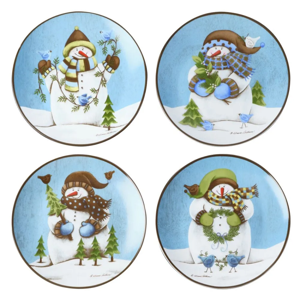 Pfaltzgraff® Evergreen Ernie Set of 4 Salad Plates- Salad Plates
