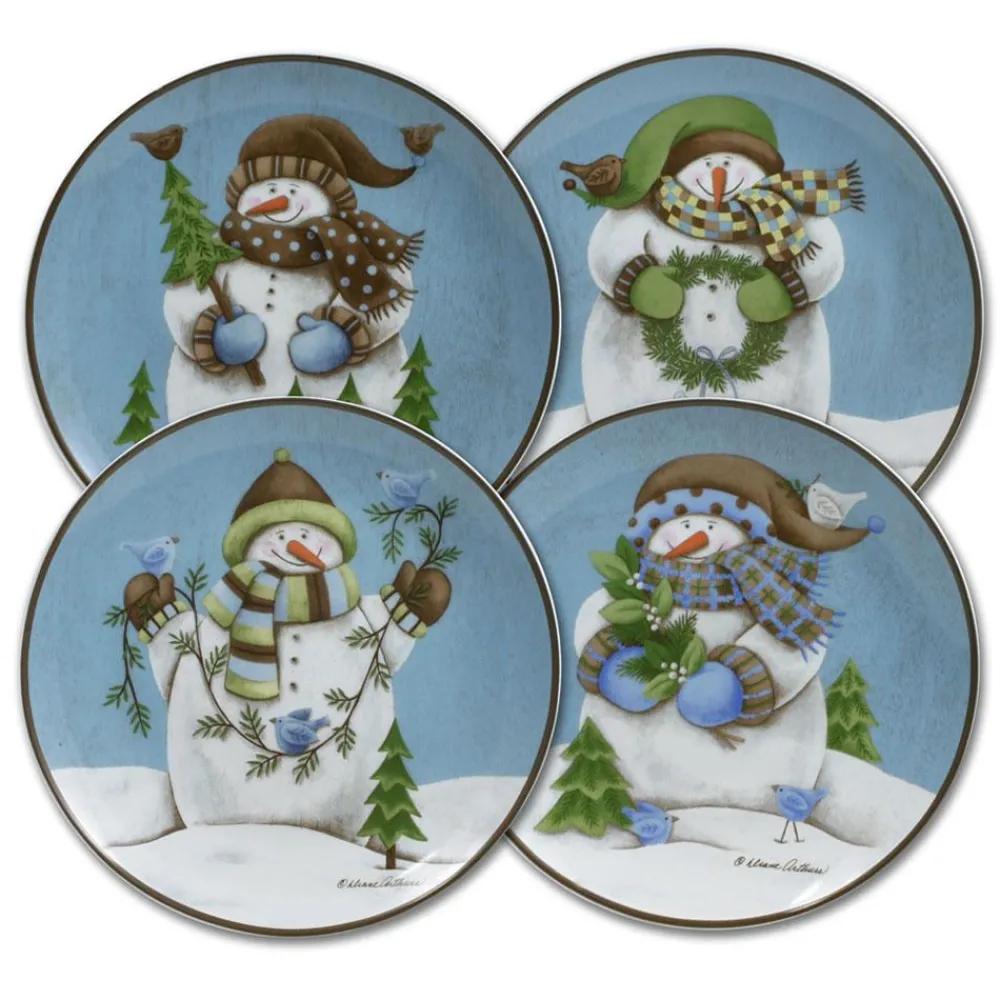 Pfaltzgraff® Evergreen Ernie Set of 4 Salad Plates- Salad Plates