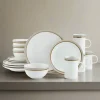 Pfaltzgraff® Ezra Taupe 16 Piece Dinnerware Set, Service for 4- Dinnerware Service For 4