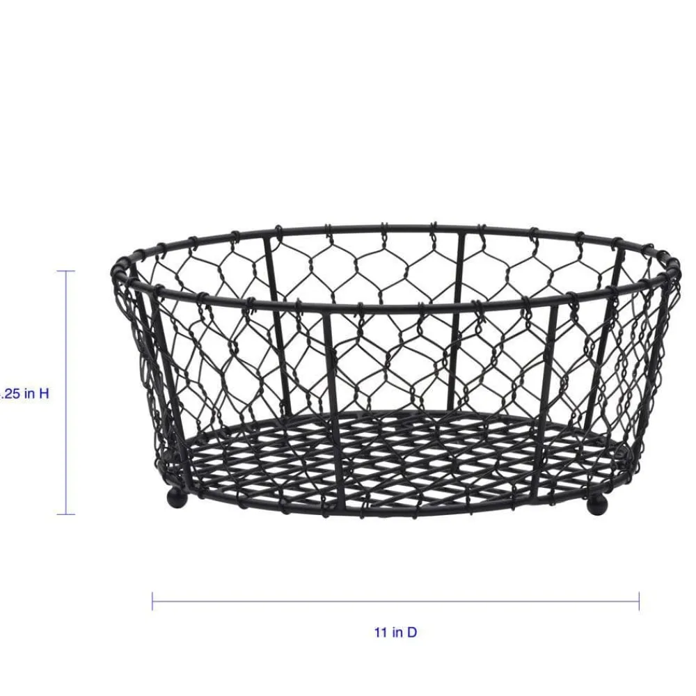 Gourmet Basics® Farmers Market Centerpiece Fruit Basket- Fruit And Storage Baskets