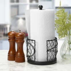 Gourmet Basics® Farmers Market Paper Towel Holder- Fruit And Storage Baskets