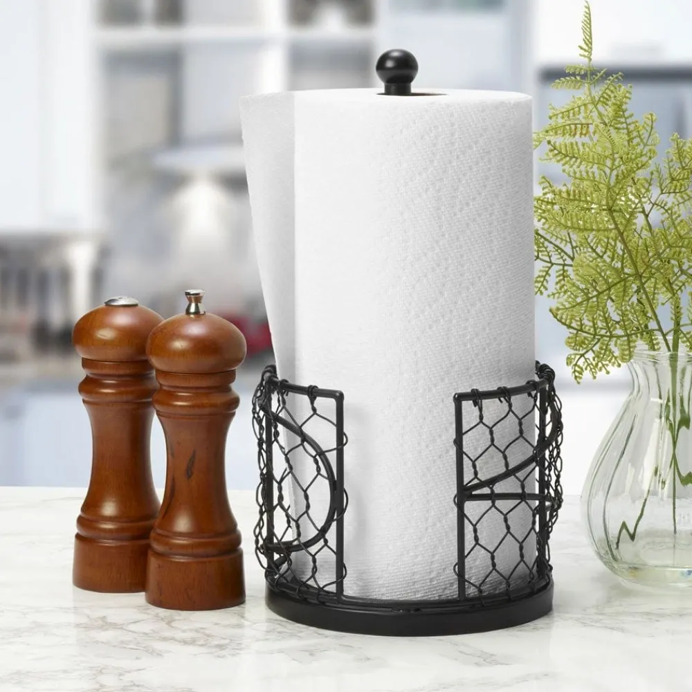 Gourmet Basics® Farmers Market Paper Towel Holder- Fruit And Storage Baskets
