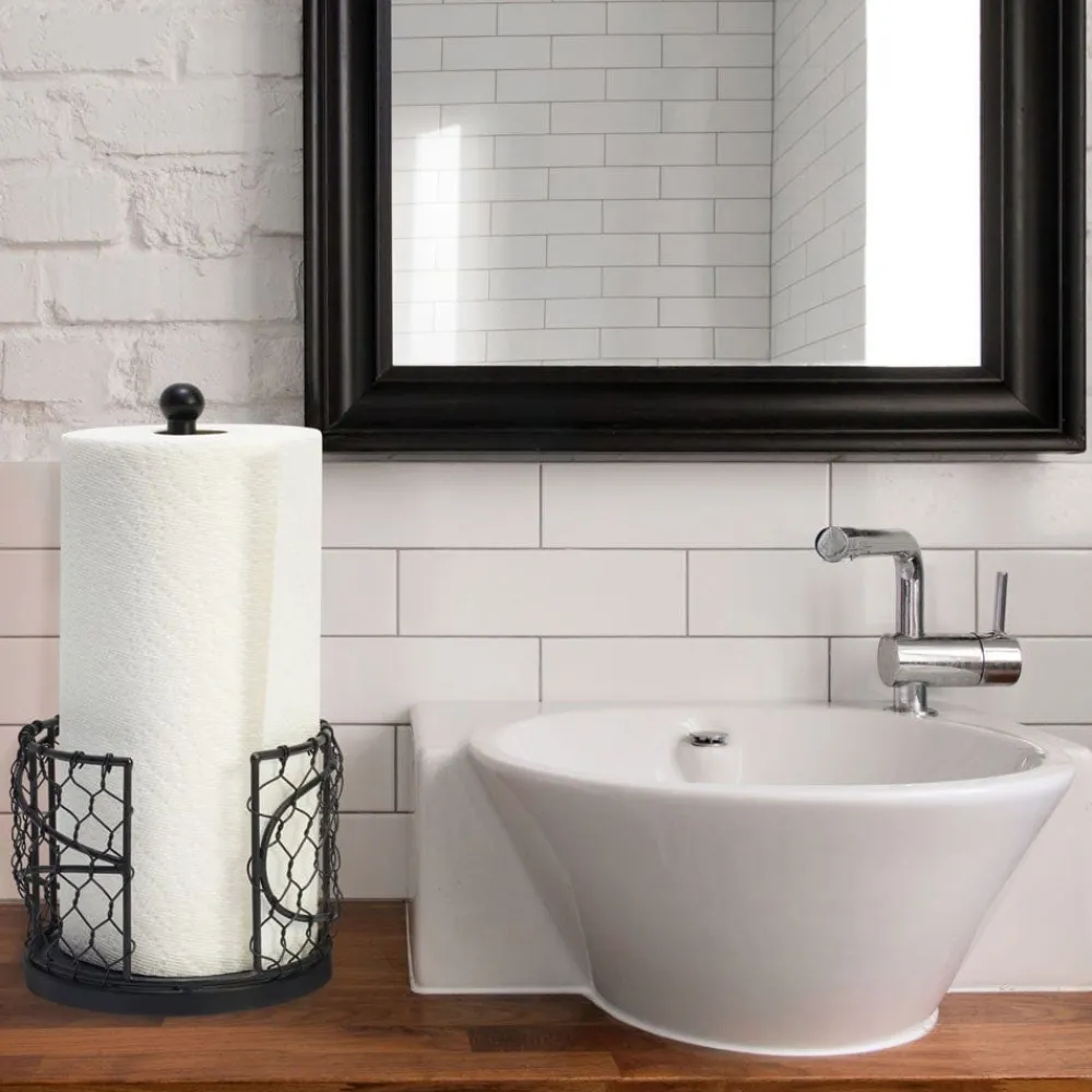 Gourmet Basics® Farmers Market Paper Towel Holder- Fruit And Storage Baskets