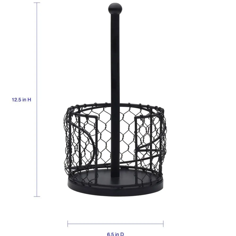 Gourmet Basics® Farmers Market Paper Towel Holder- Fruit And Storage Baskets