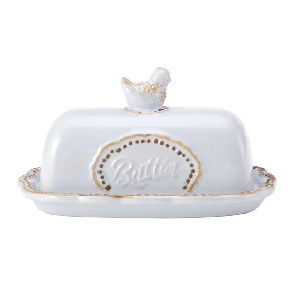 Pfaltzgraff® Farmhouse Hen Covered Butter Dish- Butter Dishes
