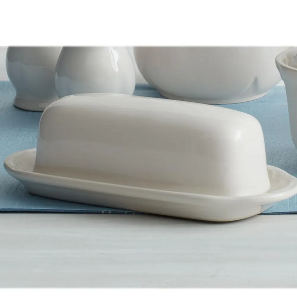 Pfaltzgraff® Filigree® Covered Butter Dish- Butter Dishes