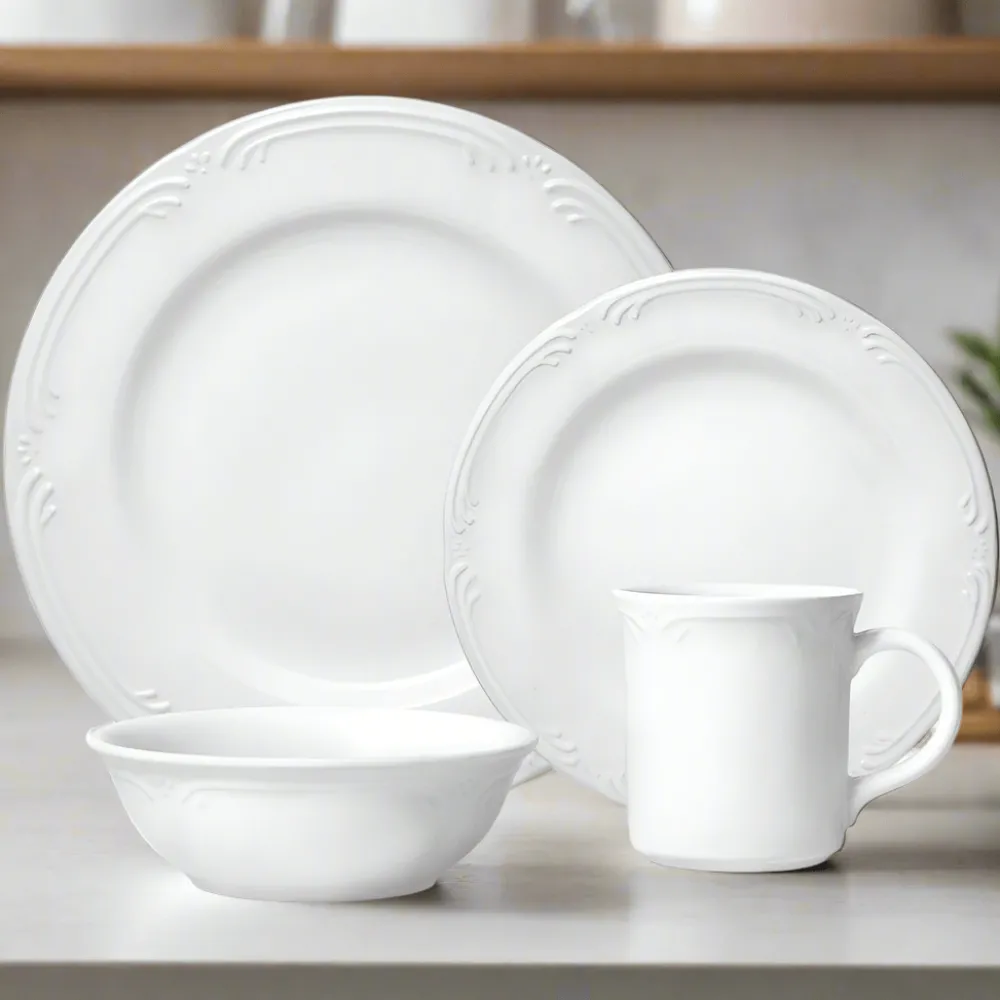 Pfaltzgraff® Filigree® Dinnerware Set- Dinnerware Service For 8|Dinnerware Service For 4