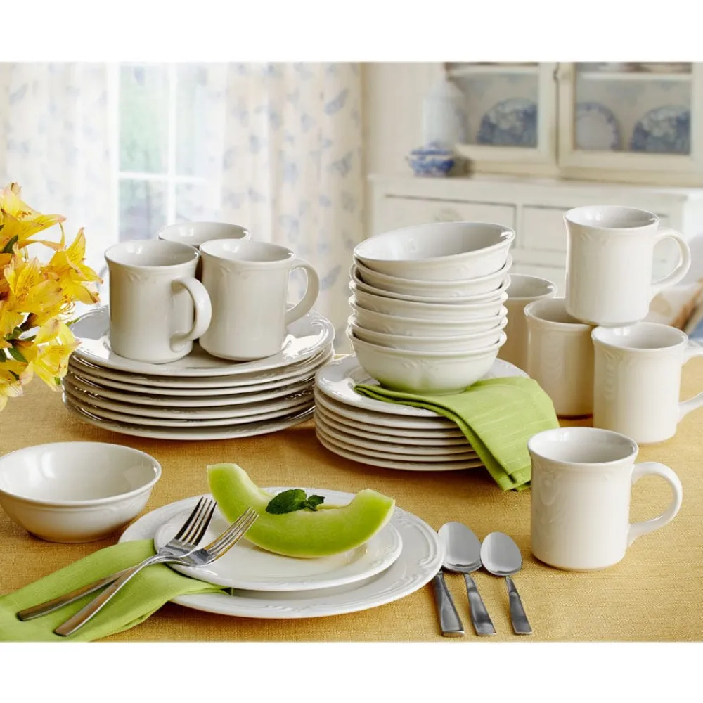 Pfaltzgraff® Filigree® Dinnerware Set- Dinnerware Service For 8|Dinnerware Service For 4