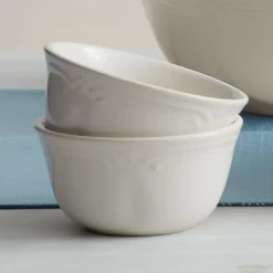 Pfaltzgraff® Filigree® Set of 4 Deep Soup Cereal Bowls- Soup Cereal Bowls