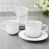 Pfaltzgraff® Filigree® Set of 4 Tea Cups and Saucers- Teacups