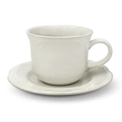 Pfaltzgraff® Filigree® Set of 4 Tea Cups and Saucers- Teacups