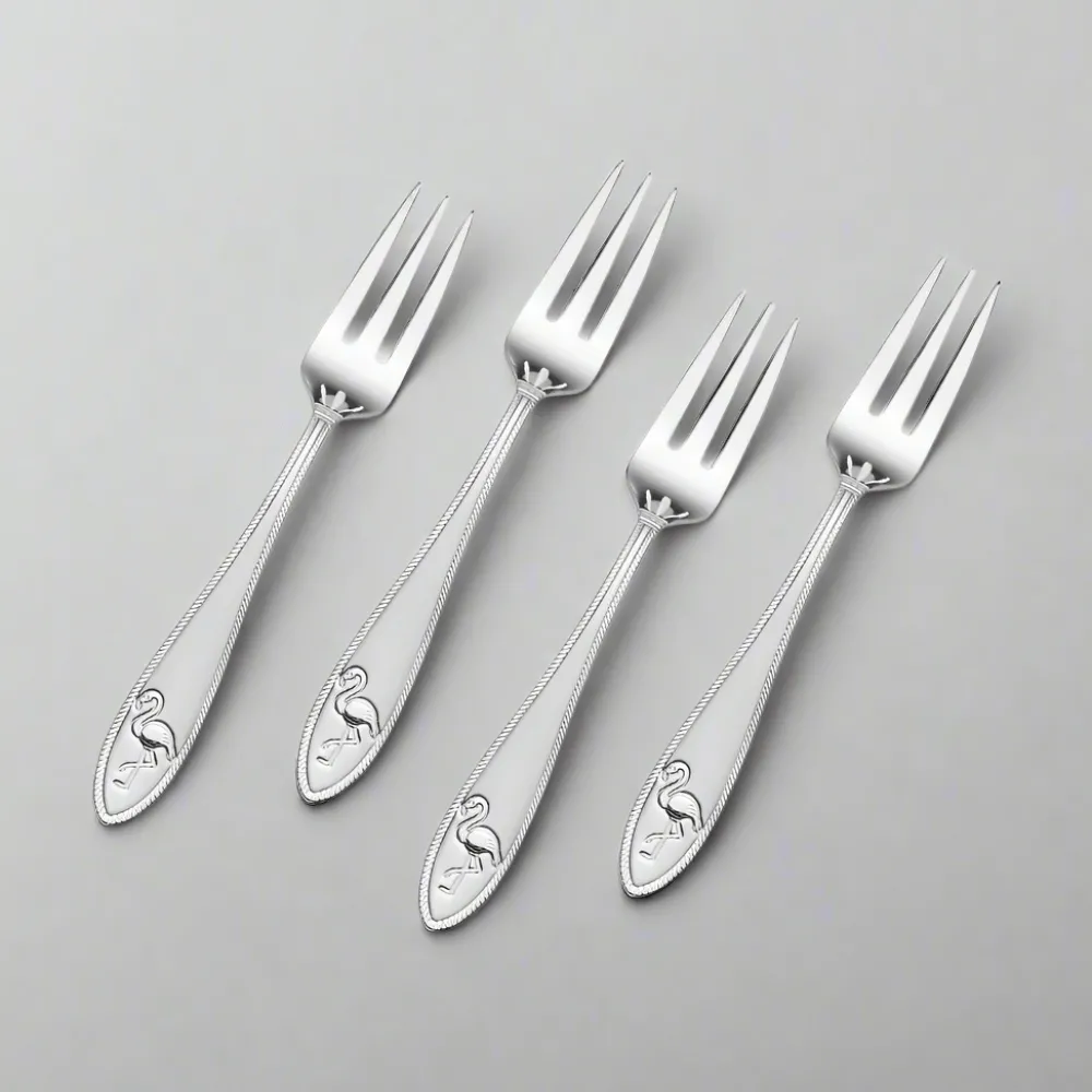 Towle® Everyday Flamingo Set of 4 Appetizer Forks- Openstock|Sets