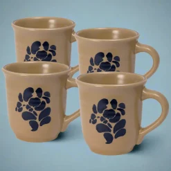 Pfaltzgraff® Folk Art® Set of 4 Mugs- Coffee Mugs