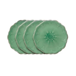 Pfaltzgraff® French Lace Set of 4 Green Salad Plates- Salad Plates