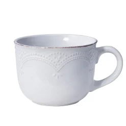 Pfaltzgraff® French Lace White Jumbo Soup Mug- Soup Cereal Bowls
