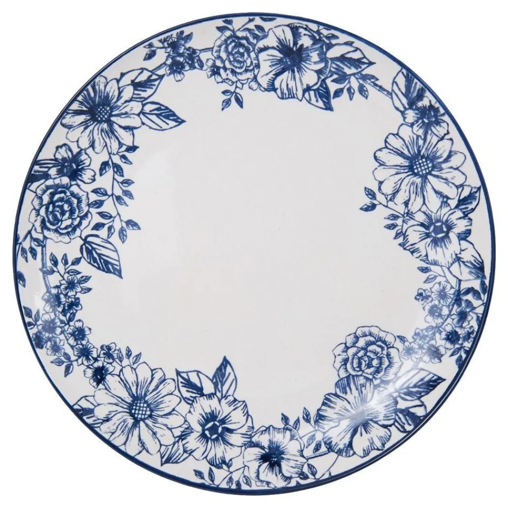 Pfaltzgraff® Gabriela Blue Set of 4 Dinner Plates- Dinner Plates