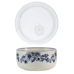 Pfaltzgraff® Gabriela Blue Set of 2 Storage Bowls with Lids- Serve Bowls