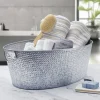 Towle Living® Galvanized Beverage Tub- Fruit And Storage Baskets