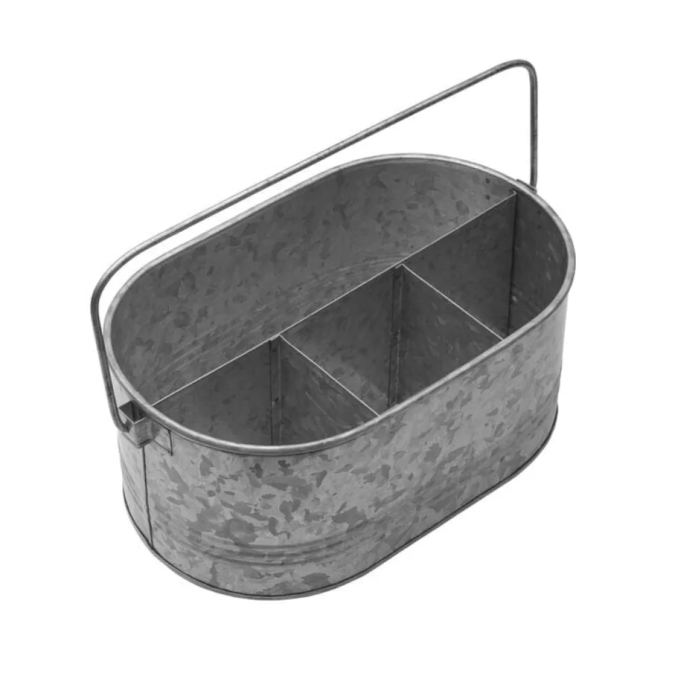 Towle® Living Galvanized Metal Flatware Caddy- Flatware Caddies