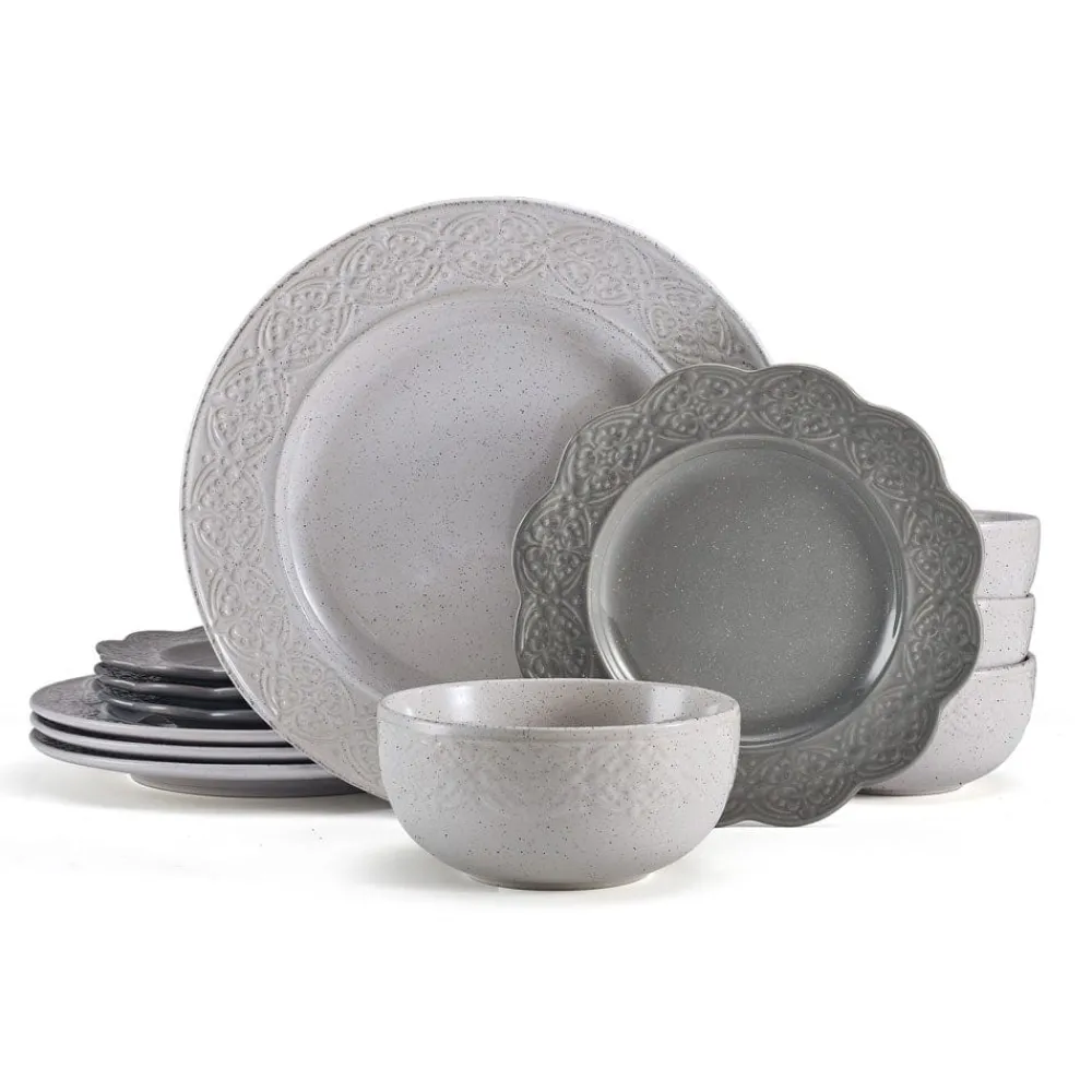Pfaltzgraff® Gia 12 Piece Dinnerware Set, Service for 4- Dinnerware Service For 4