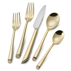 Towle® Living Gold Wave 20 Piece Flatware Set, Service for 4- Sets