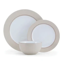 Pfaltzgraff® Grayson Taupe 12 Piece Dinnerware Set, Service for 4- Dinnerware Service For 4