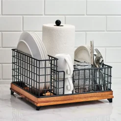 Gourmet Basics® Grid Hostess Picnic Storage Caddy- Buffet Caddies