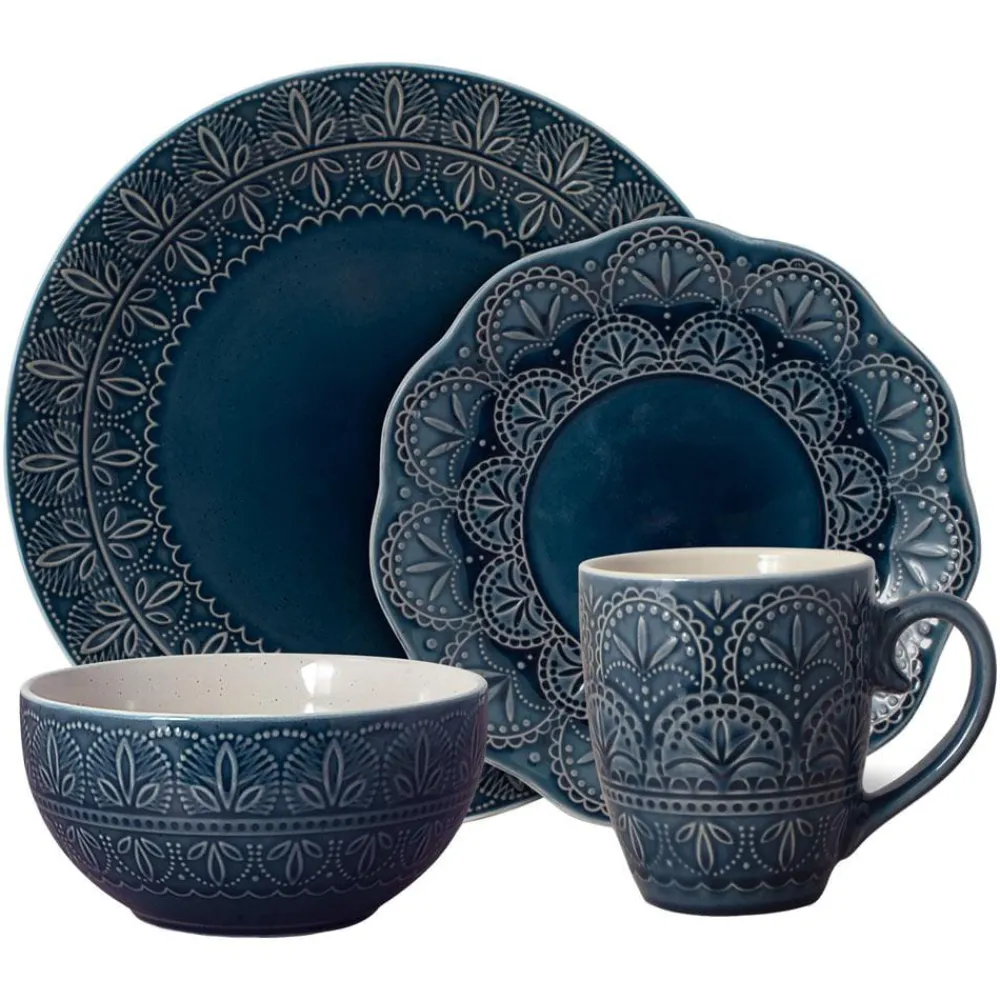 Pfaltzgraff® Havana Dinnerware Set- Dinnerware Service For 8|Dinnerware Service For 4
