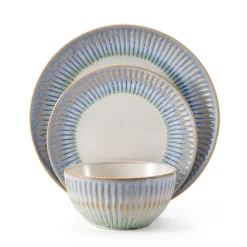 Pfaltzgraff® Hensley Blue 12 Piece Dinnerware Set, Service for 4- Dinnerware Service For 4