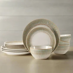 Pfaltzgraff® Hensley Green 12 Piece Dinnerware Set, Service for 4- Dinnerware Service For 4