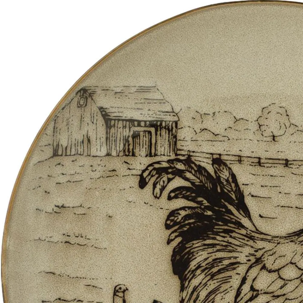 Pfaltzgraff® Homespun Rooster 16 Piece Dinnerware Set, Service for 4- Dinnerware Service For 4