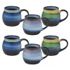 Pfaltzgraff® Horizon Set of 6 Mugs, Assorted- Coffee Mugs
