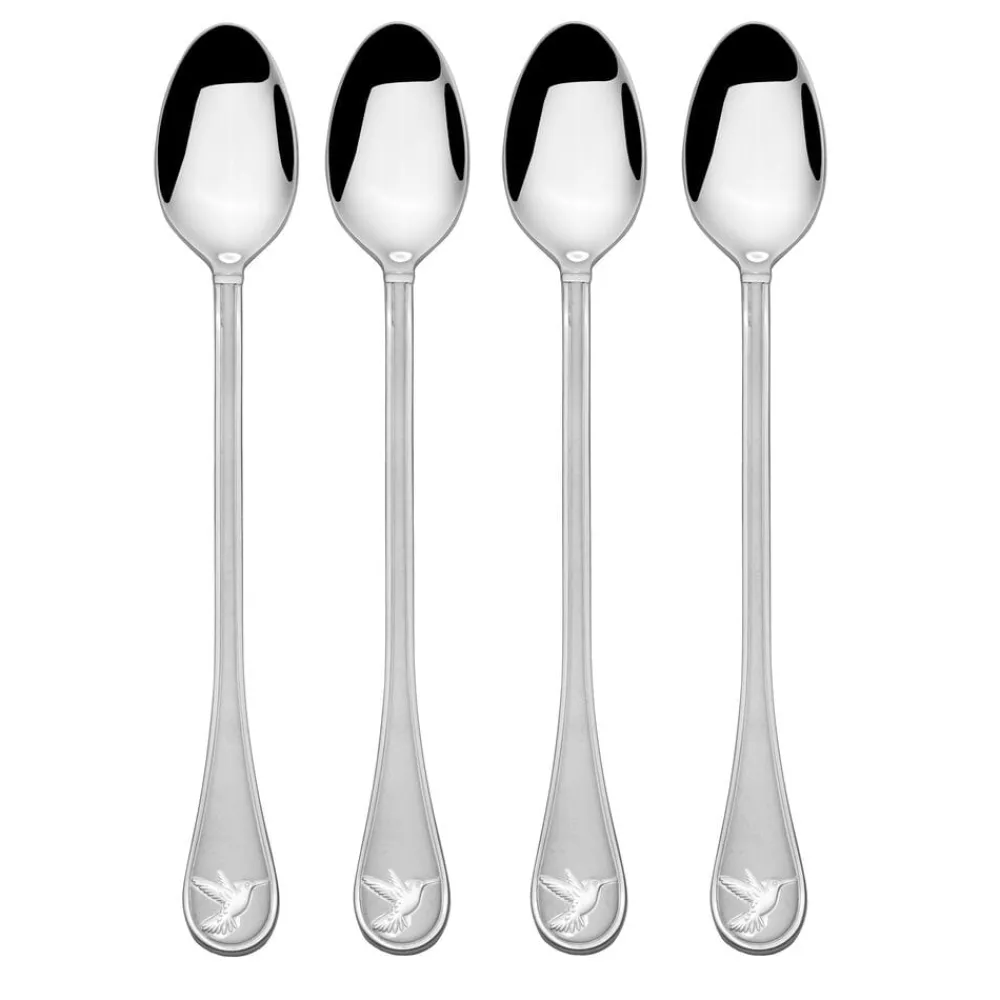 Towle® Everyday Hummingbird Set of 4 Long Handled Spoons- Openstock