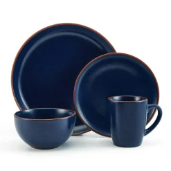 Pfaltzgraff® Hunter Blue 16 Piece Dinnerware Set, Service for 4- Dinnerware Service For 4
