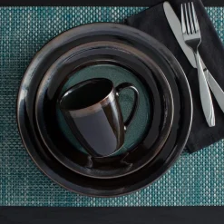 Gourmet Basics® Jade Dinnerware Set- Dinnerware Service For 8|Dinnerware Service For 4