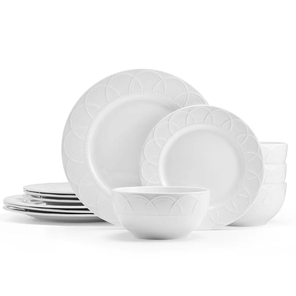 Pfaltzgraff® Jules 12 Piece Dinnerware Set, Service for 4- Dinnerware Service For 4