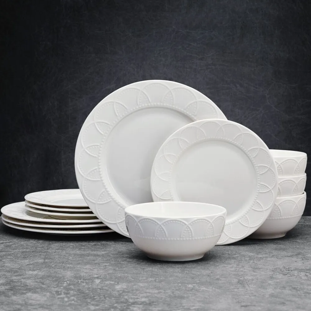 Pfaltzgraff® Jules 12 Piece Dinnerware Set, Service for 4- Dinnerware Service For 4