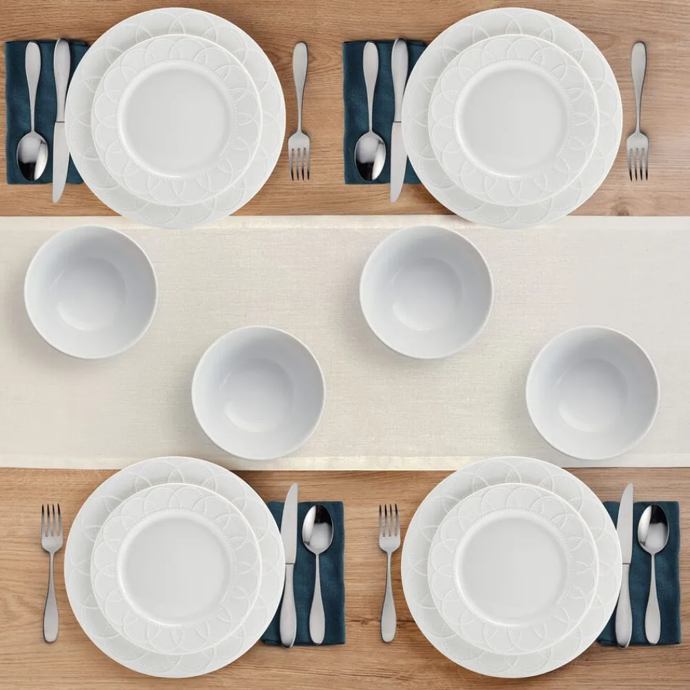Pfaltzgraff® Jules 12 Piece Dinnerware Set, Service for 4- Dinnerware Service For 4