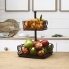 Gourmet Basics® Juliette 2 Tier Storage Basket- Fruit And Storage Baskets