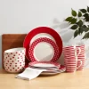 Pfaltzgraff® Kenna Red 16 Piece Dinnerware Set, Service for 4- Dinnerware Service For 4