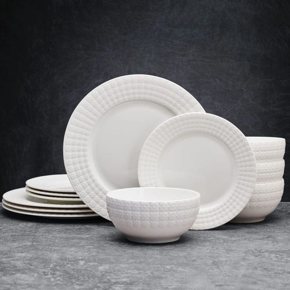 Pfaltzgraff® Lexi 12 Piece Dinnerware Set, Service for 4- Dinnerware Service For 4