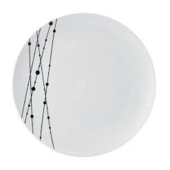 Studio Nova Linear Symphony 12 Piece Dinnerware Set, Service for 4- Dinnerware Service For 4
