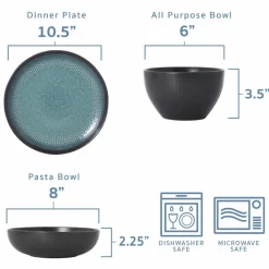 Pfaltzgraff® Maddox 12 Piece Dinnerware Set, Service for 4- Dinnerware Service For 4