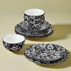 Pfaltzgraff® Midnight Blooms 12 Piece Dinnerware Set, Service for 4- Dinnerware Service For 4