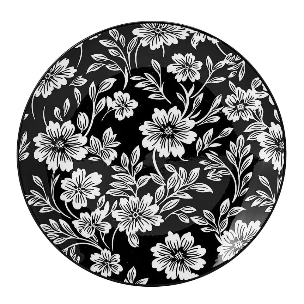 Pfaltzgraff® Midnight Blooms 12 Piece Dinnerware Set, Service for 4- Dinnerware Service For 4