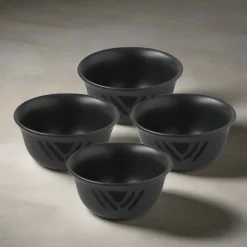 Pfaltzgraff® Midnight Sun® Set of 4 Deep Soup Cereal Bowls- Soup Cereal Bowls