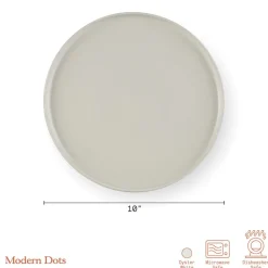 - Modern Dots Set of 4 Dinner Plates- Dinner Plates